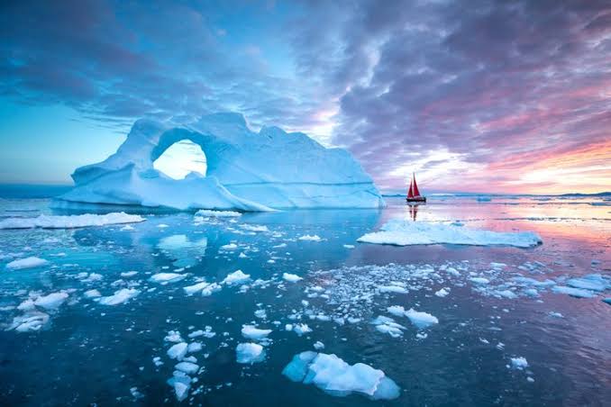 Ilustrasi Lapisan es di Samudra Antartika. Foto: voaindonesia.com.