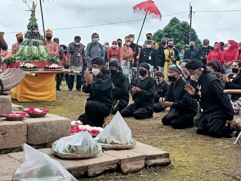 Pembukaan Festival Gedongsongo di Candi Gedongsongo, Bandungan, Selasa (23/11/2021). (Ist.)