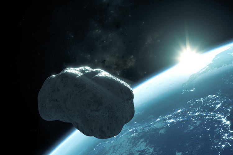 Ilustrasi Asteroid 2021 PH27. Asteroid baru yang ditemukan Agustus 2021 lalu. Foto: kompas.com.