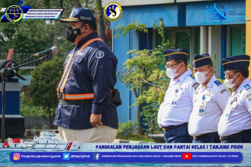 Kepala Pangkalan PLP Tanjung Priok pimpin Apel