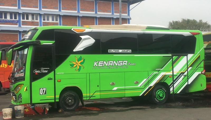 Bus Kenanga trans tujuan Lampung-Belitang-Bekasi. Foto: BeritaTrans.com.