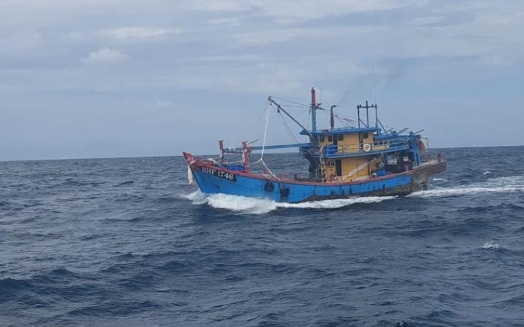 Kapal berbendera Malaysia yang ditangkap KKP.