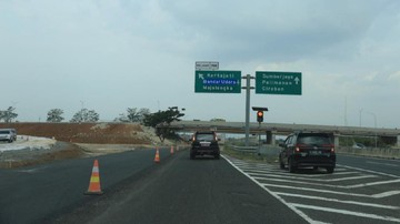 Pembangunan Ruas Tol Akses Bandara Internasional Jawa Barat (BIJB) Kertajati. (Dok. Kemen PUPR)