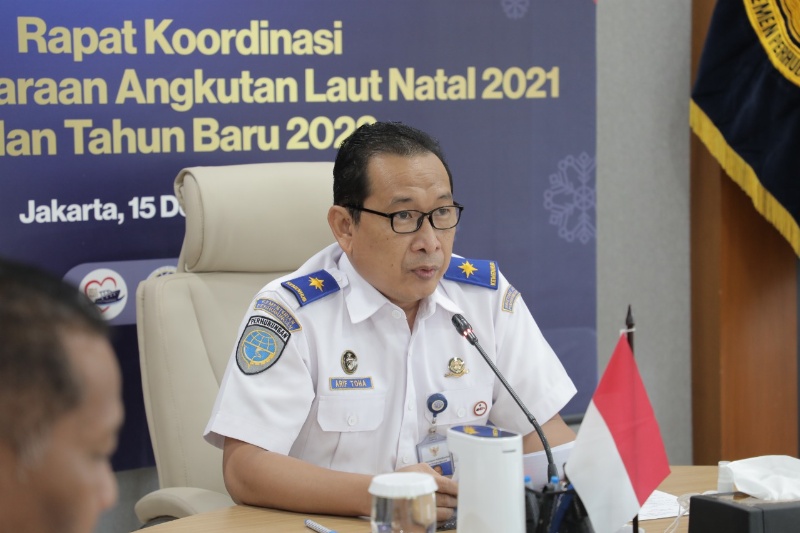 Plt. Dirjen Perhubungan Laut Arif Toha