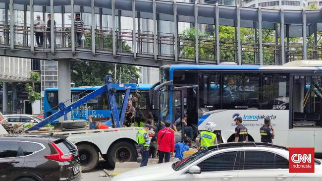 Kecelakaan armada bus Transjakarta di ibu kota, beberapa waktu lalu. 