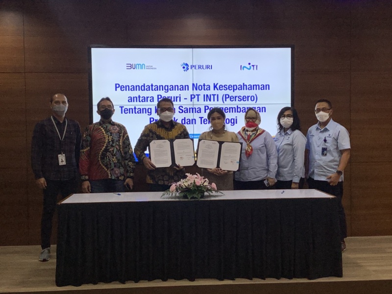 Kerja sama INTI dan Perum Peruri