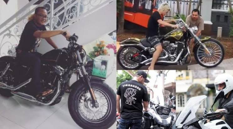 Deretan motor gede (moge) mewah dimiliki artis Indonesia tak luput dari perhatian publik. Foto: inews.id.