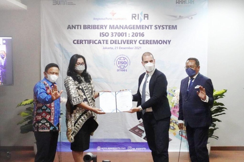 Angkasa Pura Support terima ISO 