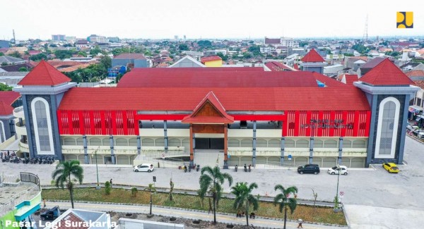 Salah satu dari  3 pasar daerah di Jawa Tengah yang pembangunannya telah diselesaikan Kementerian PUPR. (Ist.)