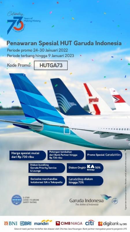 Promo menarik di HUT Garuda