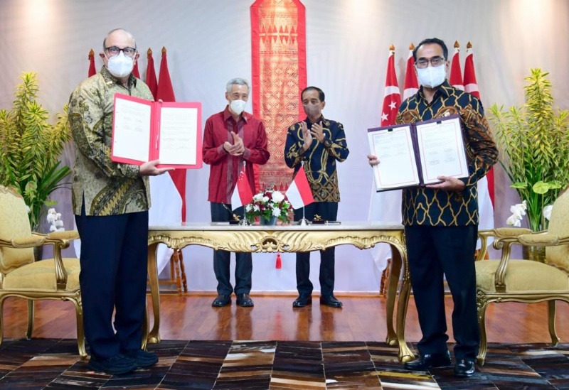 Menhub Budi Karya Sumadi di.perjanjian FIR dengan Singapura