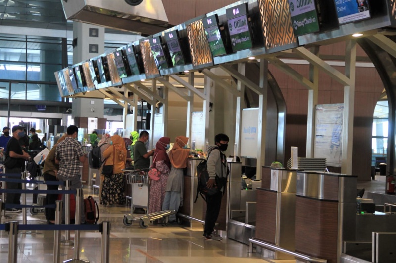 Suasana di Bandara Soekarno-Hatta (AP II)