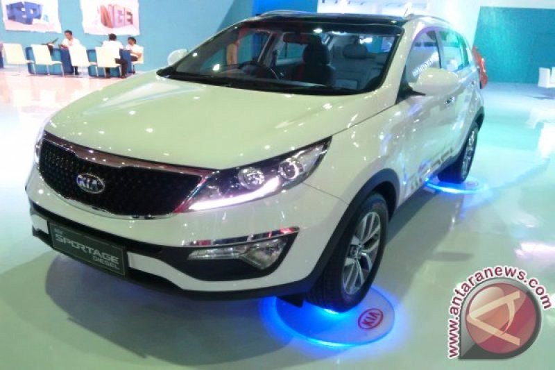 Kia New Sportage Diesel yang diperkenalkan di ajang Indonesia International Motor Show (IIMS) 2015 di JIExpo Kemayoran, Jakarta, 19-30 Agustus. (tr/Sumber:ANTARA News)