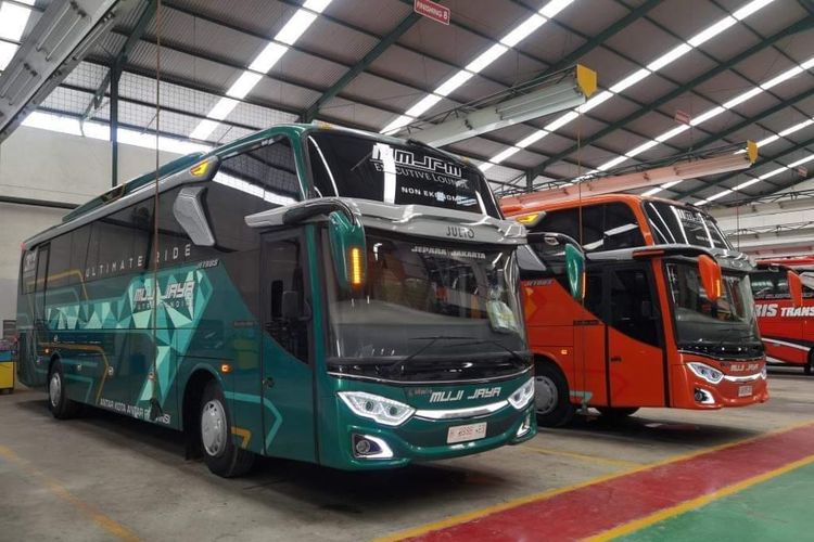 Bus AKAP baru PO MJPM. Foto: kompas.com.