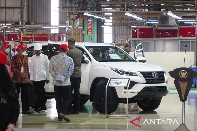 Toyota Indonesia catatkan ekspor 2 juta unit mobil (Foto:ANTARA)