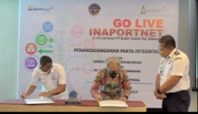 Penandatangan Pakta Integritas Go alive Inaportnet