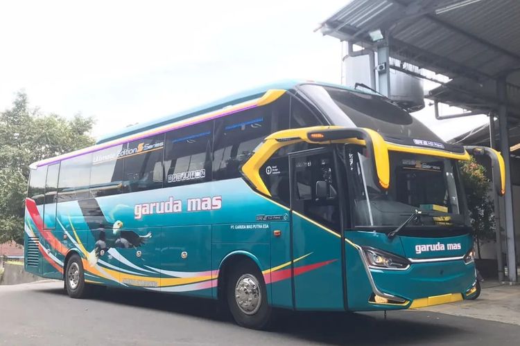 Bus AKAP baru PO Garuda Mas. Foto: kompas.com.