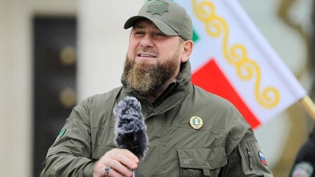 Pemimpin Chechen Ramzan Kadyrov.