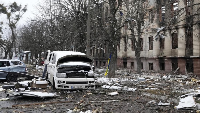 Ilustrasi. Ledakan di Kiev, ibu kota Ukraina merusak stasiun KA. (Foto: detik.com) 