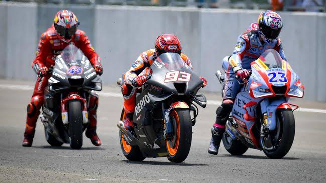 Marc Marquez yakin kondisi aspal Sirkuit Mandalika akan bagus untuk MotoGP Mandalika. Foto: cnnindonesia.com.