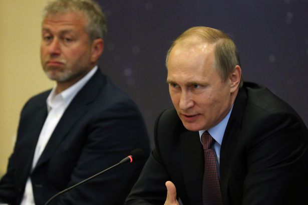 Roman Abramovich dan Vladimir Putin.