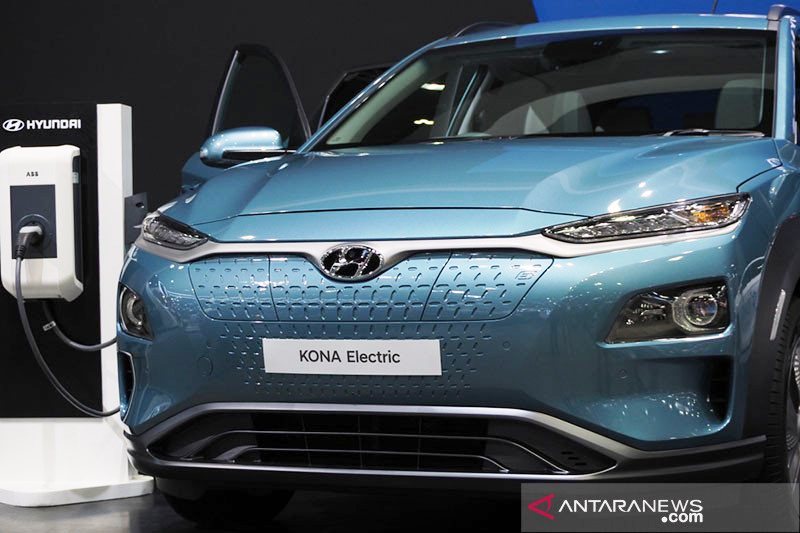 Hyundai Kona EV. (Foto:ANTARA) 