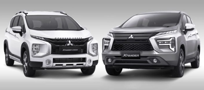 Ilustrasi Mitsubishi Xpander dan Xpander Cross. (Ist.)