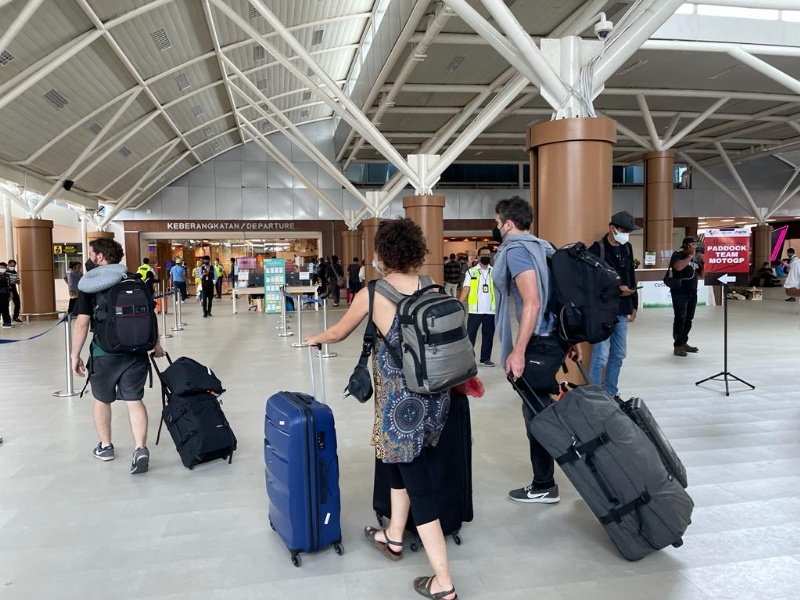 Suasana du Bandara Lombok