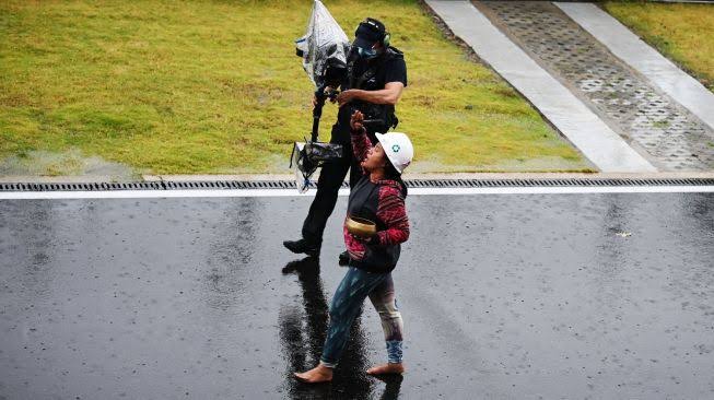 BMKG soal Hujan Berhenti di Mandalika: Bukan Karena Pawang, tapi Faktor Durasi. Foto: istimewa.