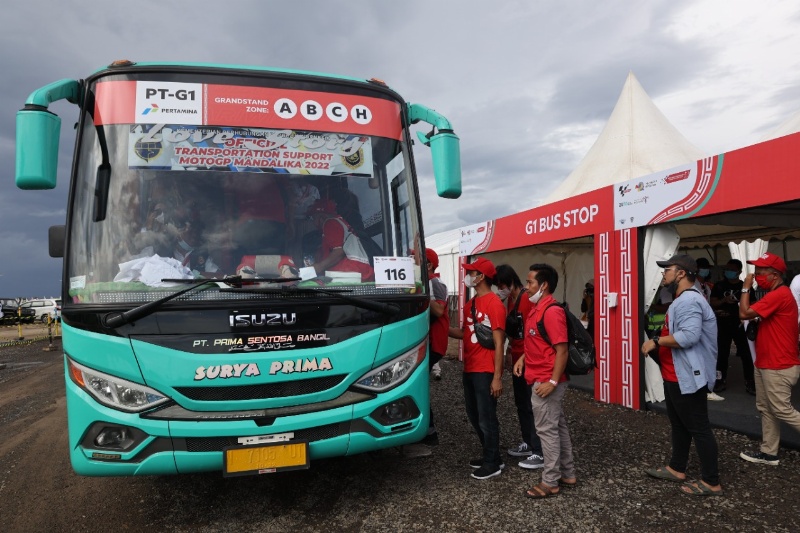 Bus bantuan gratis MotoGP