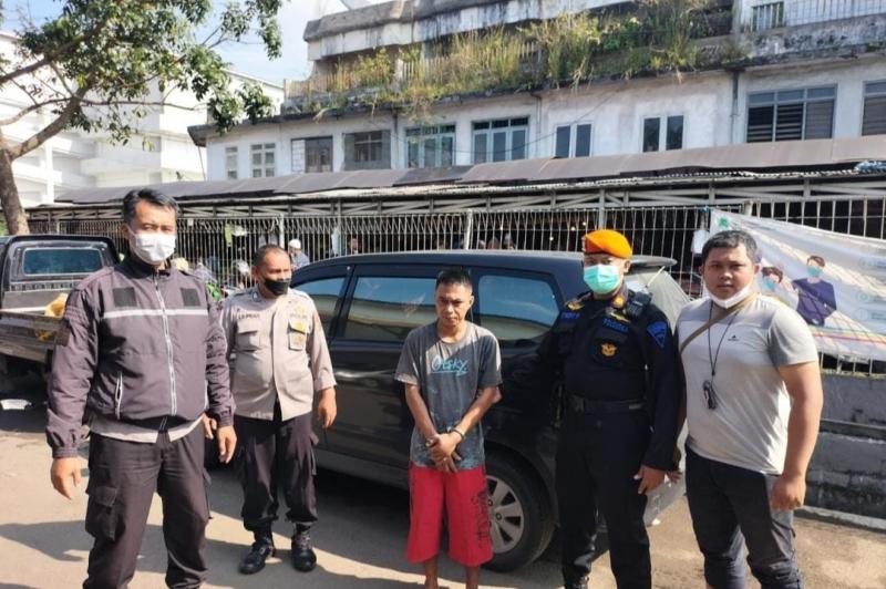 KAI Daop 1 Jakarta bersama Kepolisisan berhasil mengamankan pencuri rel KA.(Ist)