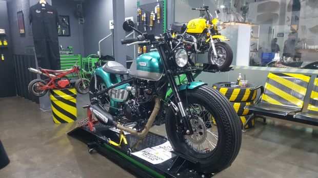 Motor custom Jokowi yang pernah dipakai di Sirkuit Mandalika.