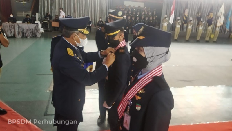 Pelantikan perwira STIP Jakarta