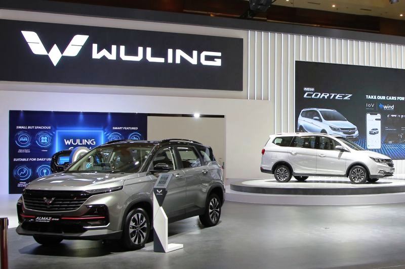 Pabrikan mobil Wuling hadir di IIMS Hybrid 2022. (Foto:ANTARA)