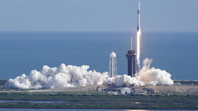 Ilustrasi  SpaceX meluncurkan misi antariksa pertama yang sepenuhnya melibatkan tim swasta. (Foto:Dok.AP)