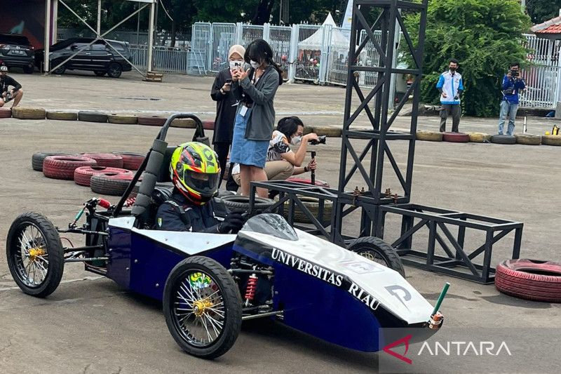 Mobil elektrik Narasinga karya UNRI. (Foto:Dok.ANTARA)