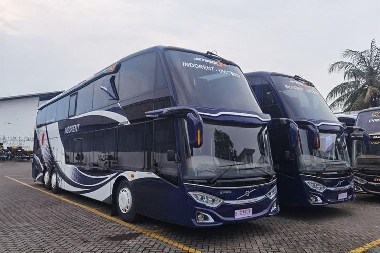 Bus AKAP baru PO Indorent. Foto: kompas.com.