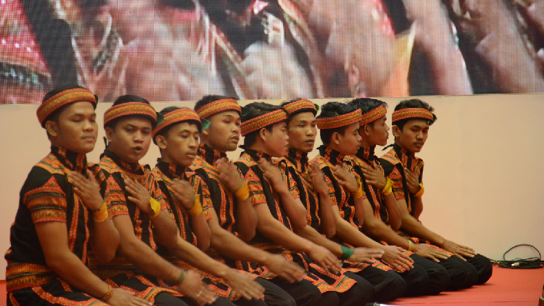 Tari Saman dari Aceh, permainan tradisional (Foto:Ditjen Kebudayaan)