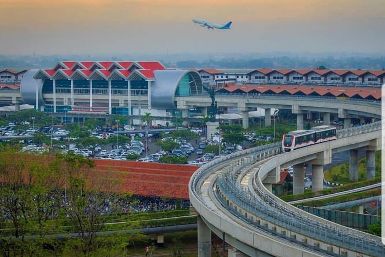Skytrain Bandara Internasional Soekarno-Hatta.(Dok Humas AP IIPT Angkasa Pura II)