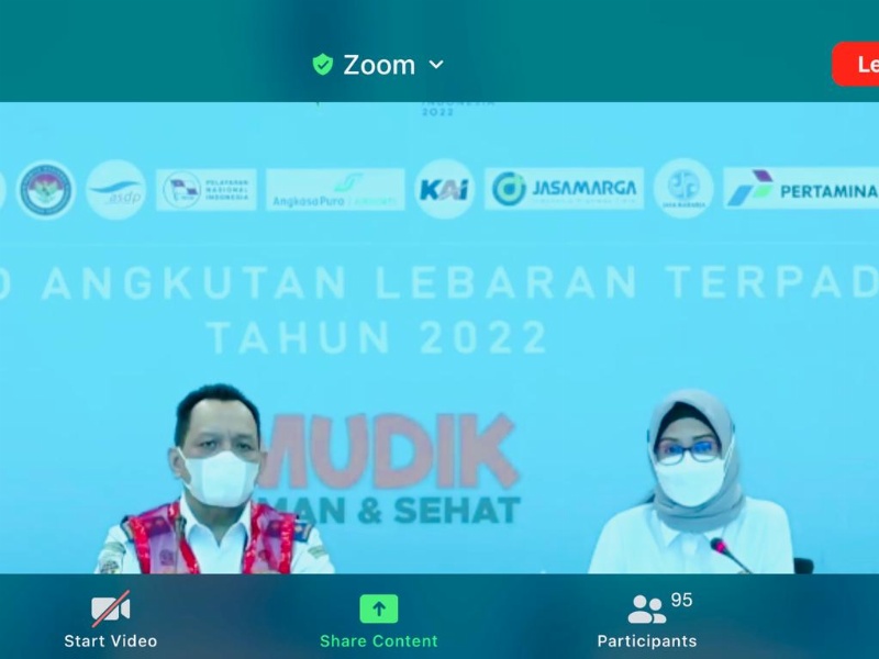 Konfres video terkait mudik