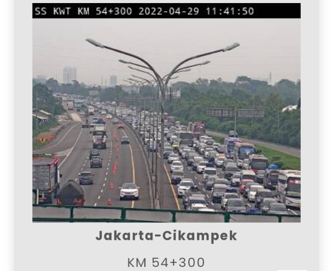 Suasana tol Jakarta-Cikampek (Ist)