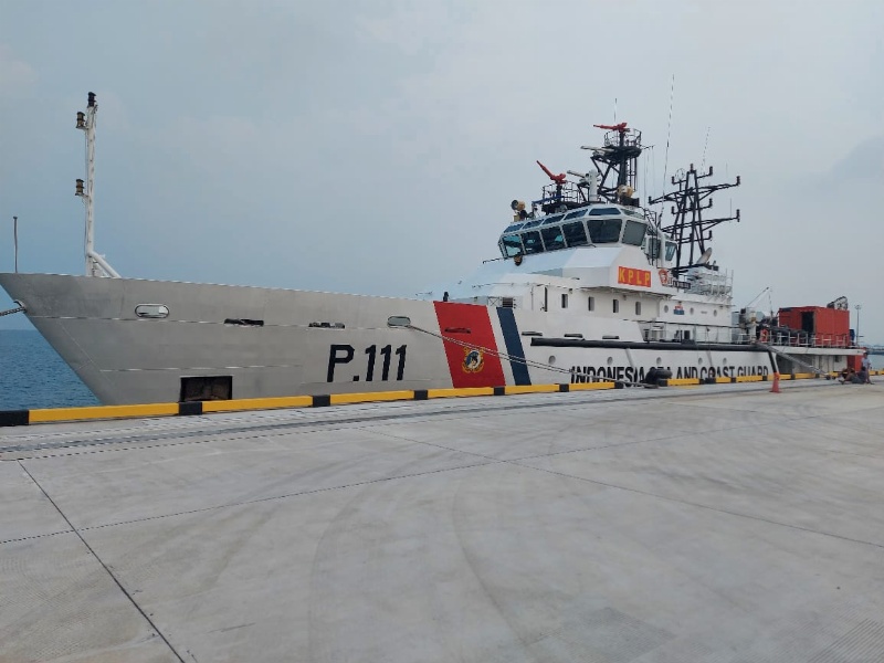 Kapal patroli Pangkalan PLP Tanjung Priok