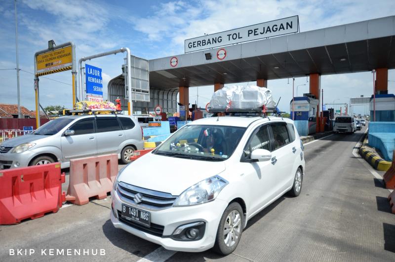 Suasana  perjalanan mudik