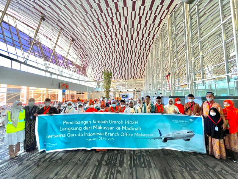 Penerbangan umrah dari Bandara Sultan Hasanuddin, Makassar
