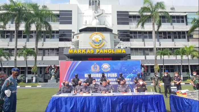 Konpers Penyelundupan Kokain 179 Kg yang Digagalkan TNI AL.