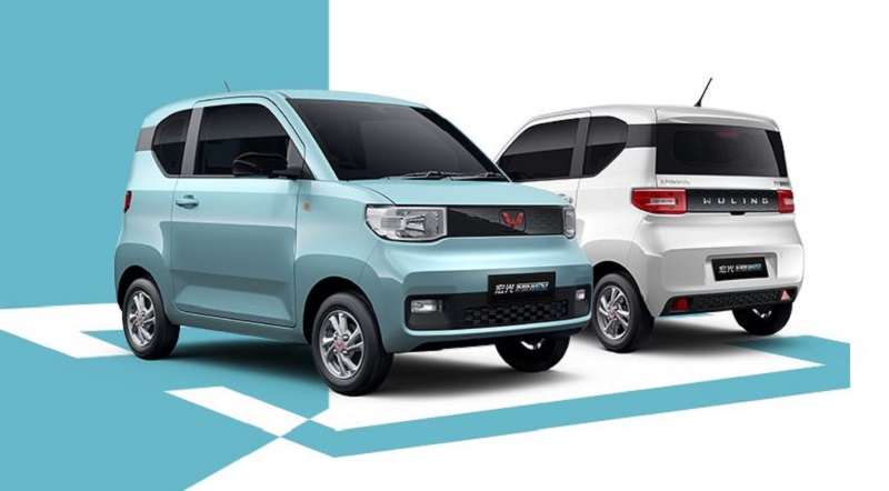 Ilustrasi mobil Wuling Mini EV. (Foto:Moladin) 