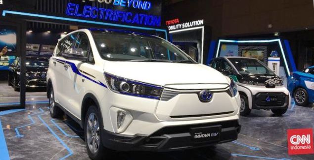 Mobil Toyota Kijang Innova listrik. (Foto:CNNIndonesia)