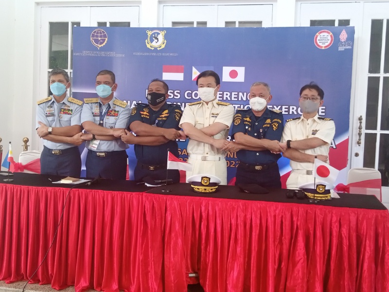 Delegasi Indonesia, Filipina, dan Jepang