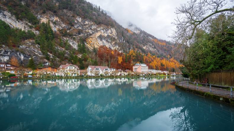 Sungai Aare, Bern, Swiss.  (Foto:iNews.id)