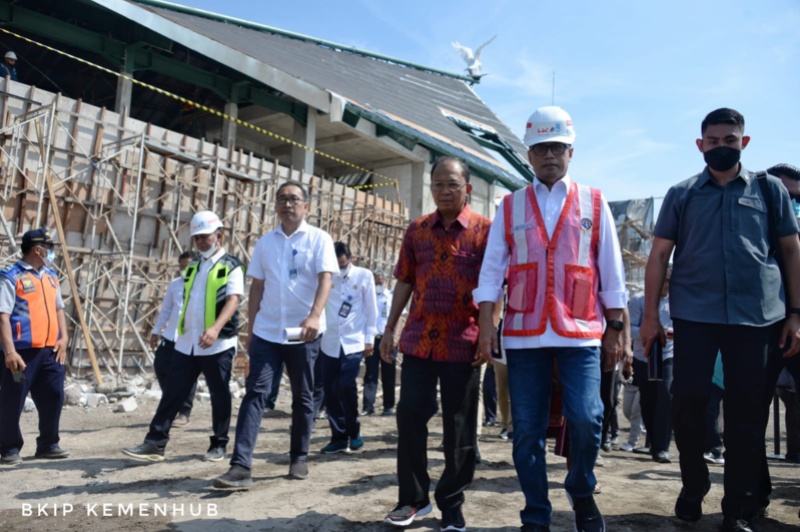 Menhub tinjau pembangunan Pelabuhan Sanur